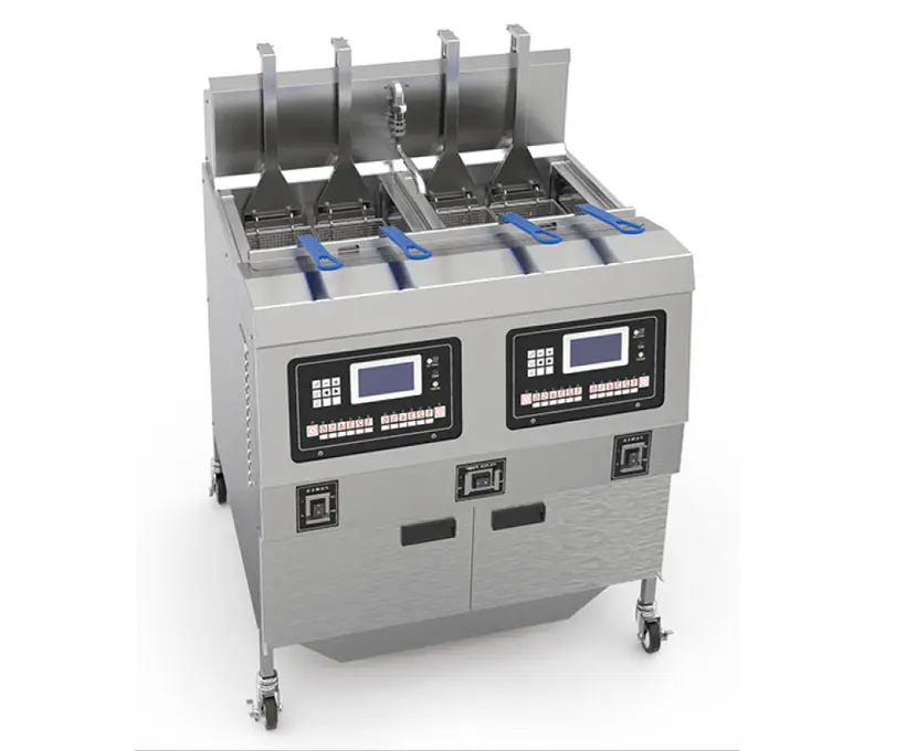 Double Tank Auto-lift Electric Deep Fryer Type JBN71