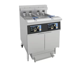Double Tank Electric Deep Fryer with Touchscreen Panel Type JBN12