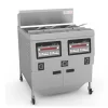 Double-Tank Gas Deep Fryer with Filtration System Type JBN63