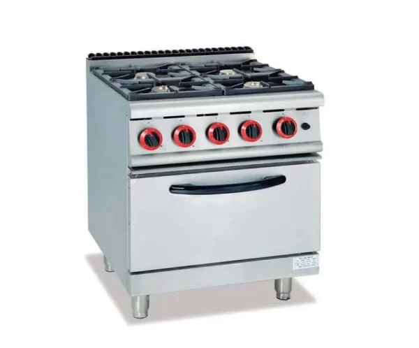 Gas Range with 4 Burners & Gas Oven